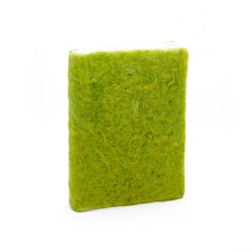 Felt Handmade Journal Green