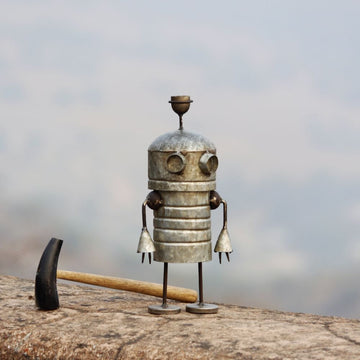 Recycled Table Alien Figurine