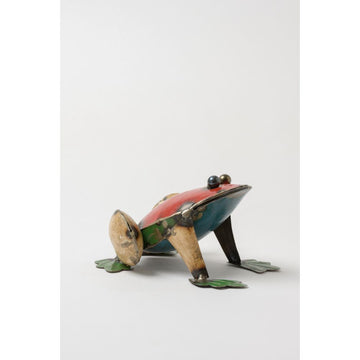 Recycled Frog Sculpture