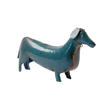 Recycled Dog Sculpture