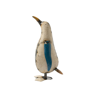 Recycled Penguin Figurine