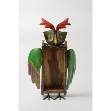 Recycled Owl Bottle Holder