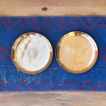 Bronze Compact Platters Set Of 2