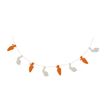Felt Easter Bunny & Carrot Garland
