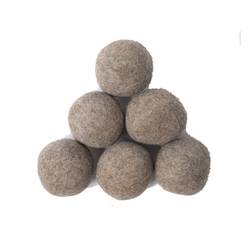 Grey Brown Dry Ball Ornament
