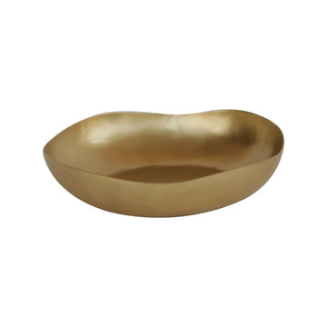 Brass Centerpiece Hammered Bowl