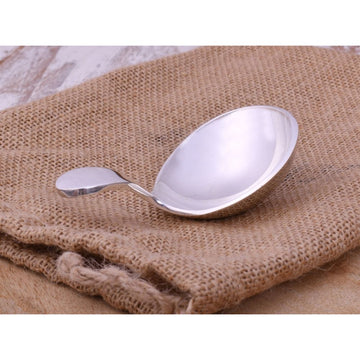 Brass Tea Scoop Silver Plating