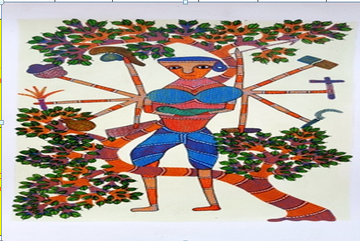 A Woman Can Do Anything (Gond-Suresh Kumar Dhurve)