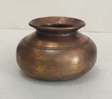 Vintage Antique Old Indian Brass Water Pot