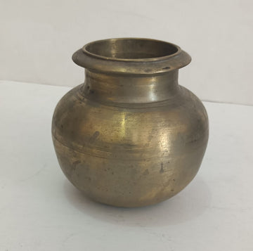 Artisan Antique Handcarved BRASS Water Pot