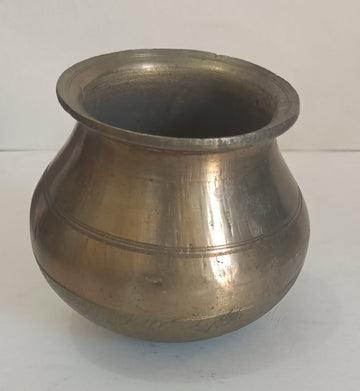 Artisan Antique Handcarved BRASS Water Pot