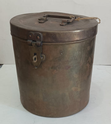 Artisan Antique Handcarved BRASS Storage Box