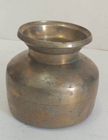 Artisan Antique Handcarved BRASS Water Pot