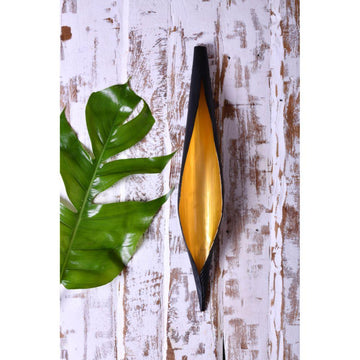 Banana Leaf Brass Table Centerpiece - DeKulture DKW-8020-BA