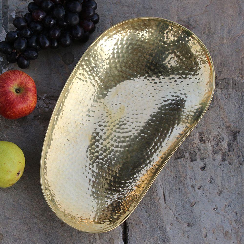 Brass Boat Urli Water Pot Floater - DeKulture DKW-8014-BA