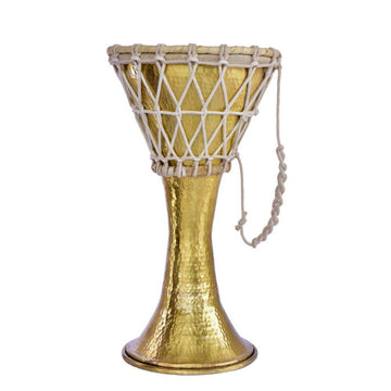 Brass Darbuka Hand Drum Instrument - DeKulture DKW-3027-I