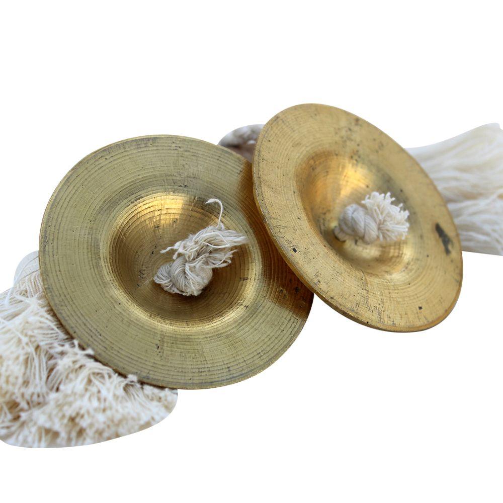 Brass Manjeera Cymbal Clapper Bell - DeKulture DKW-3015-I