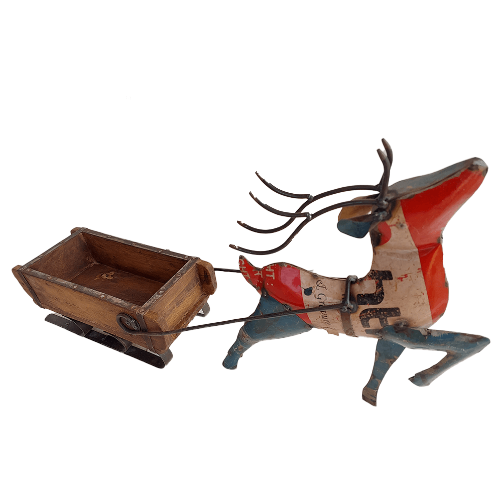 Deer With Brick Mould Flower Pot - DeKulture DKW-17162-RIF