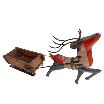 Deer With Brick Mould Flower Pot - DeKulture DKW-17162-RIF
