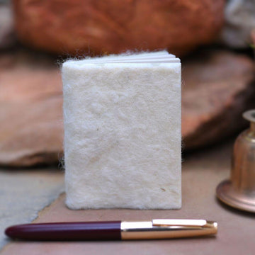 Felt Pocket Diary White - DeKulture DKW-1098-PD