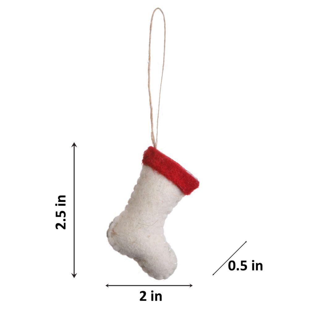 Felted Christmas Stockings Set Of 3 - DeKulture DKW-6090-FO