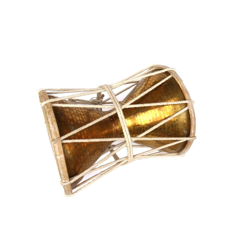 Handheld Brass Damroo Instrument - DeKulture DKW-3010-I