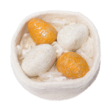 Needle Felted Easter Eggs Basket - DeKulture DKW-6001-FD