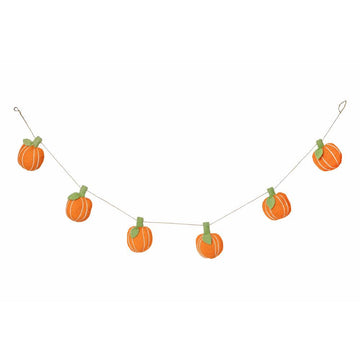 New Zealand Wool Pumpkin Garland - DeKulture DKW-6108-FO