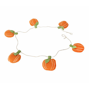 New Zealand Wool Pumpkin Garland - DeKulture DKW-6108-FO