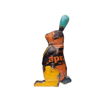 Recycled Easter Bunny Figurine - DeKulture DKW-17037-RIF