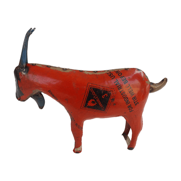 Recycled Goat Figurine - DeKulture DKW-17154-RIF