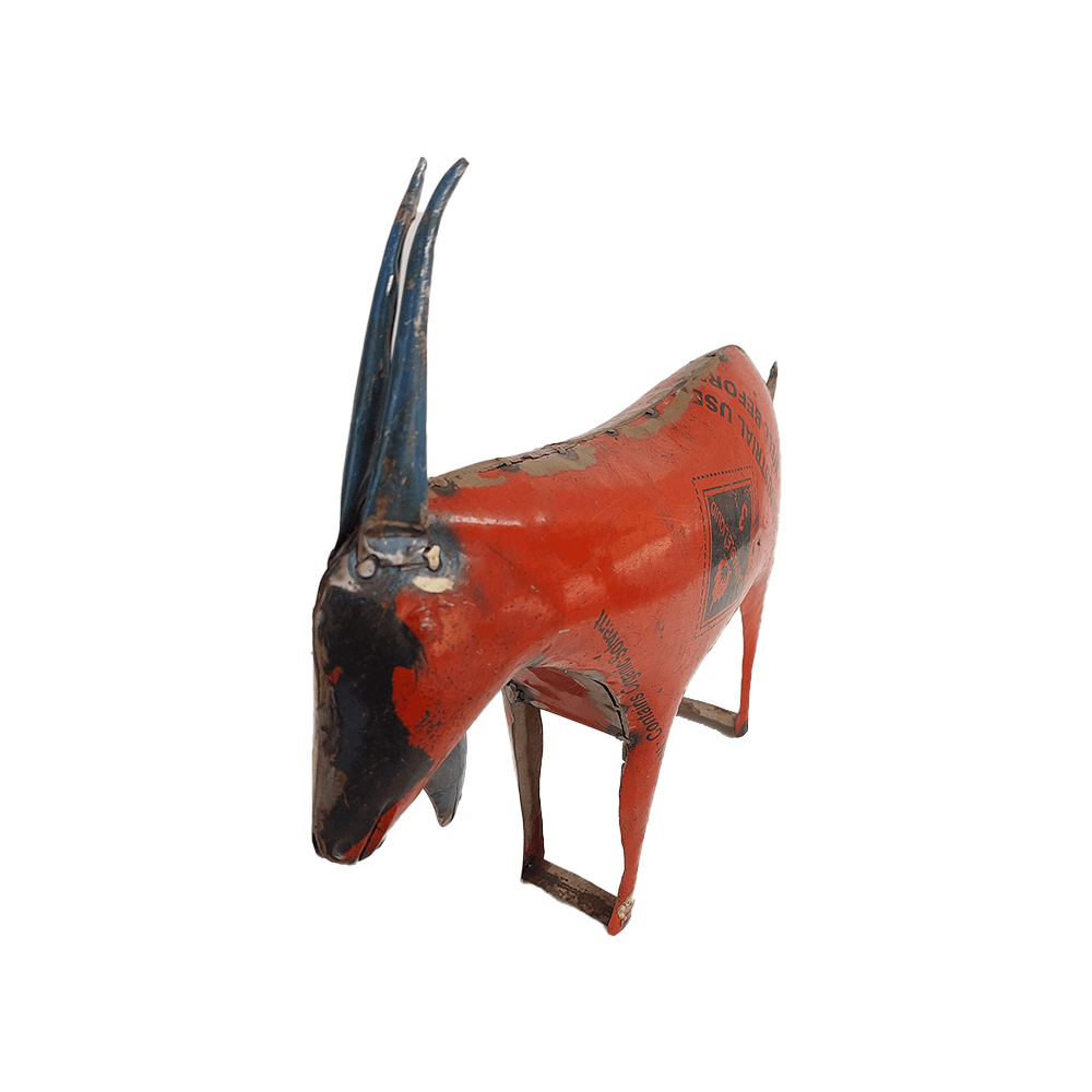 Recycled Goat Figurine - DeKulture DKW-17154-RIF