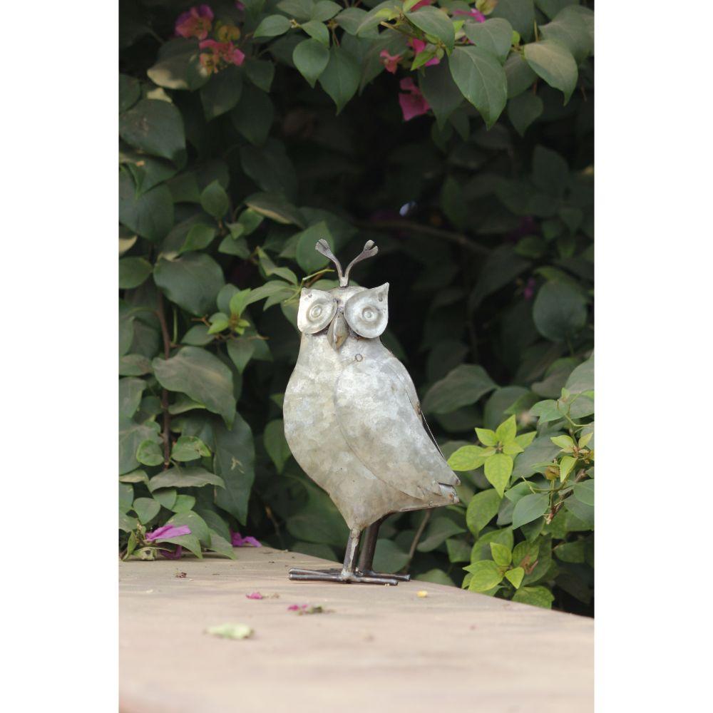 Recycled Owl Sculpture - DeKulture DKW-17009-RIF