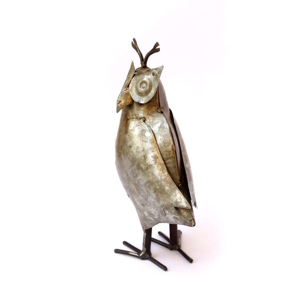 Recycled Owl Sculpture - DeKulture DKW-17009-RIF