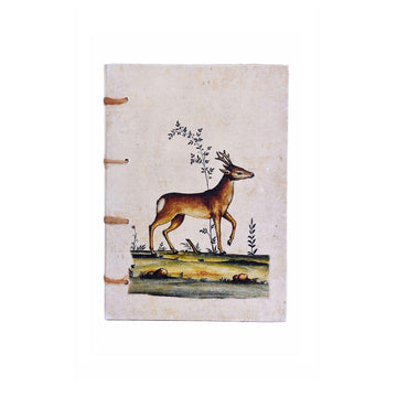Vintage Deer Art Handmade Journal - DeKulture DKW-1156-J