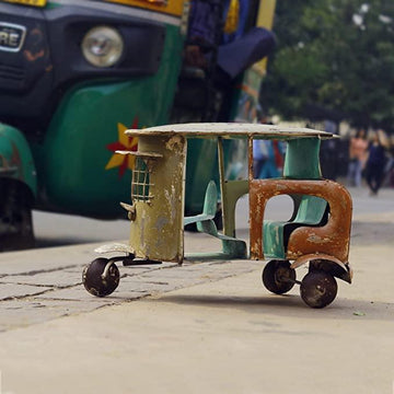 Vintage Tuk-Tuk Rickshaw Miniature Figurine - DeKulture DKW-40002-VV-