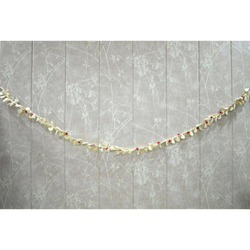 White Mistletoe Wreath Garland - DeKulture DKW-6124-FD