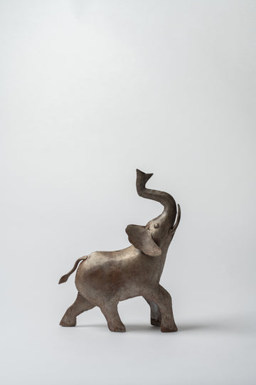 Vintage Silver Elephant Figurine
