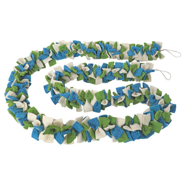 Bow Garland Green Blue