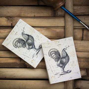 Rooster Artwork Pocket Diary