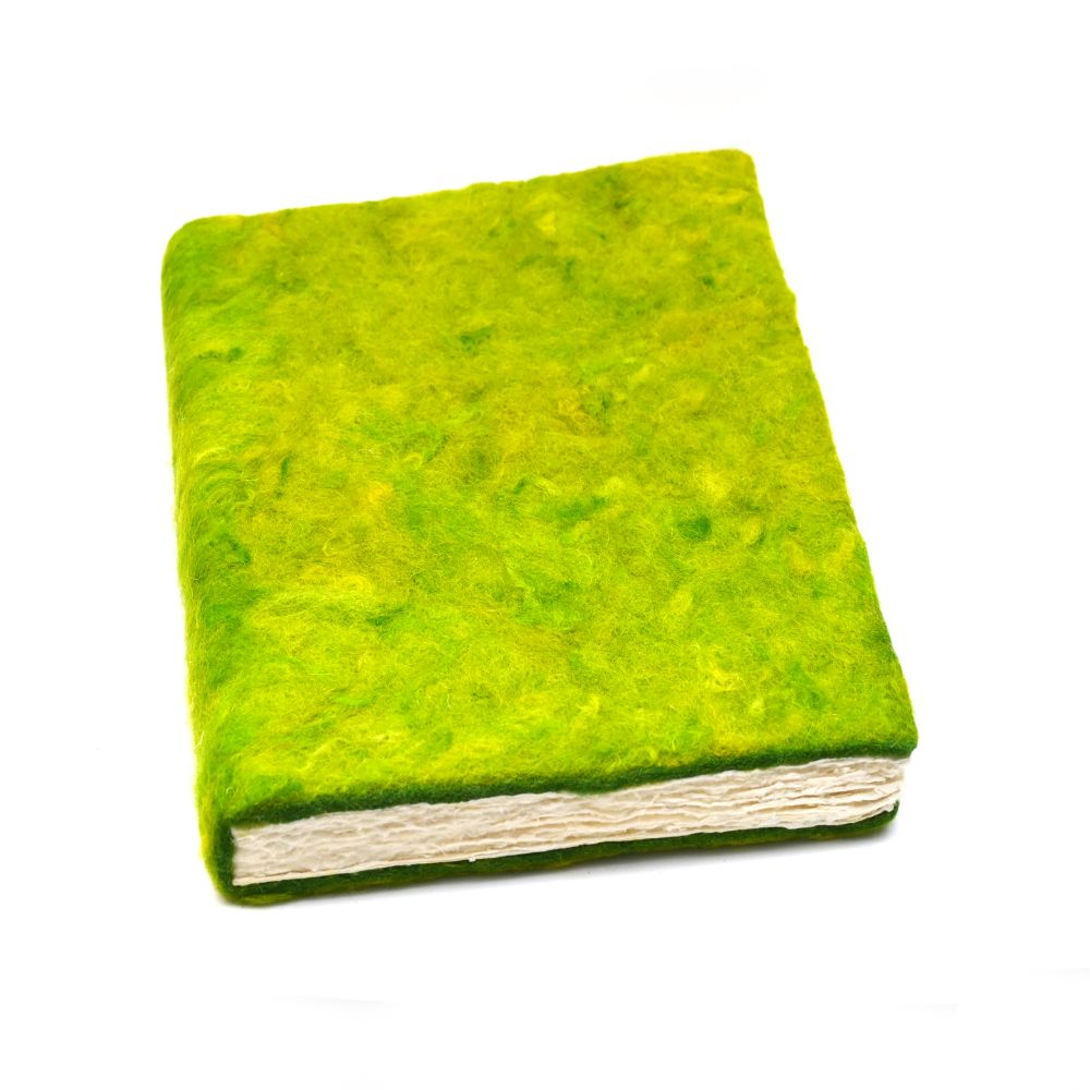 Felt Sketch Book Green