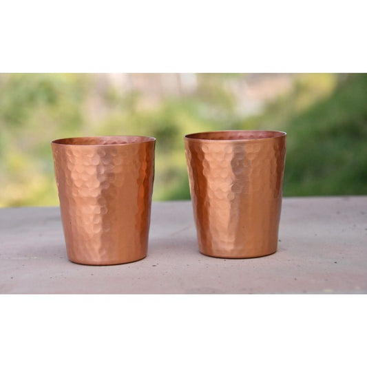 Copper Glass Tumber Set Of 2