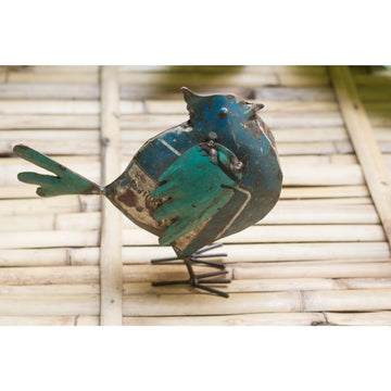 Recycled Antique Bird Figurine