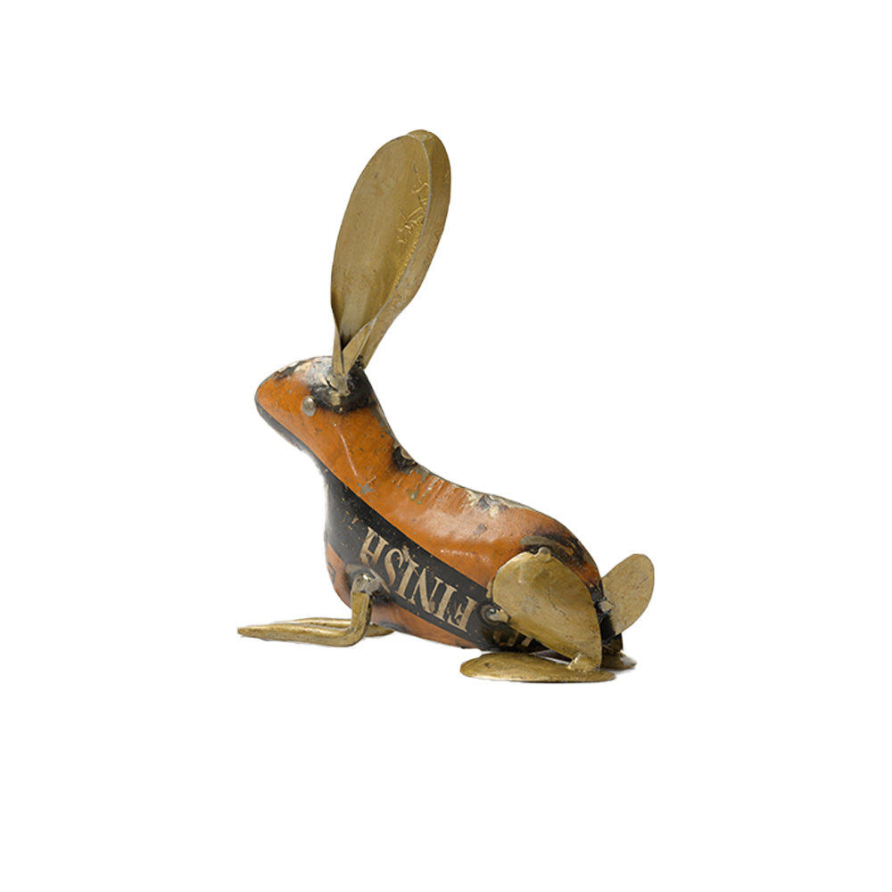 Recycled Gold Bunny Standing
