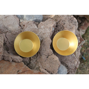 Brass T Light Decorative Set Of 2