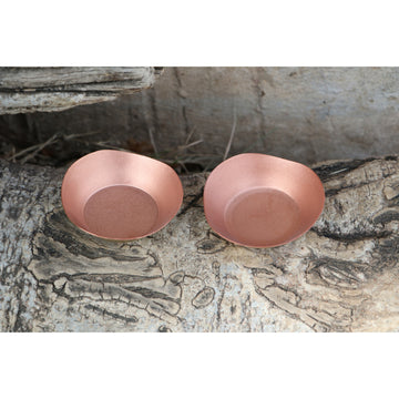 Handmade Copper Tea-Light Set Of 2