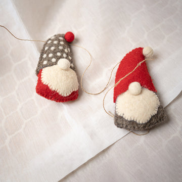 Felt Santa Hanging Garland