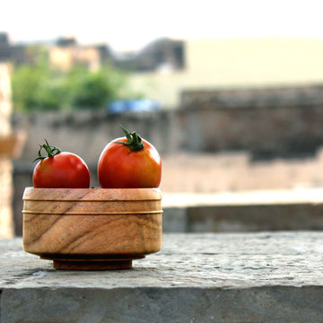 Rohida Wood Jain Monk Bowls