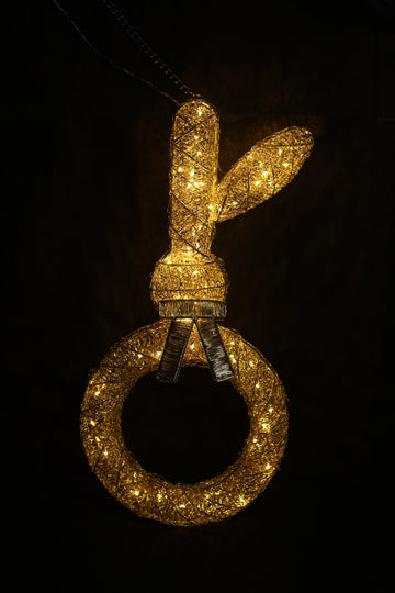  Rabbit Shaped (Wreath Style) Hanging LED Lamp