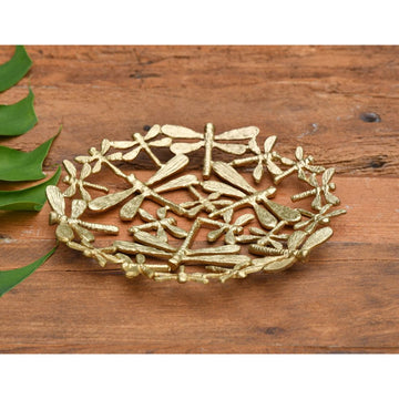 Brass Butterfly Decorative Centerpiece